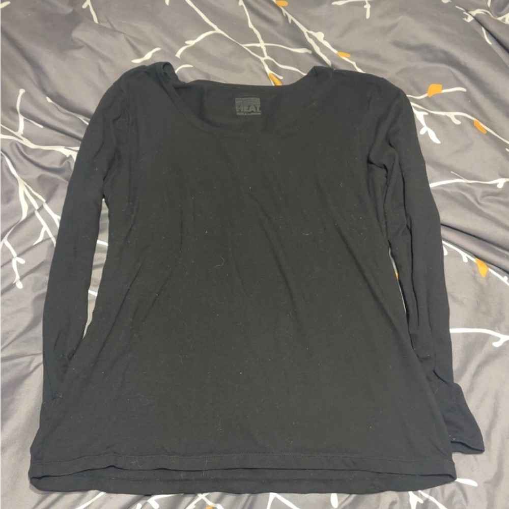 32 Degrees Women's Classic Black Long Sleeve Tee